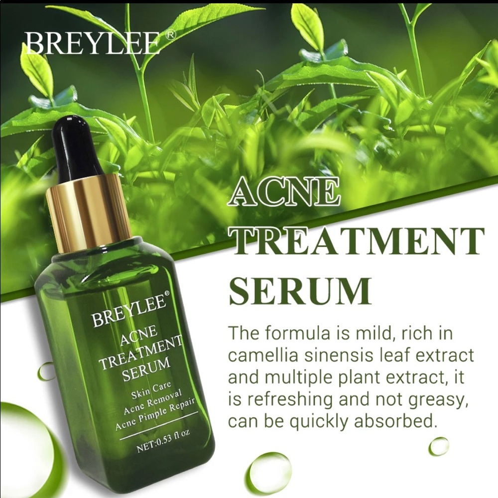 Acne Treatment Serum, BREYLEE Tea Tree Clear Skin